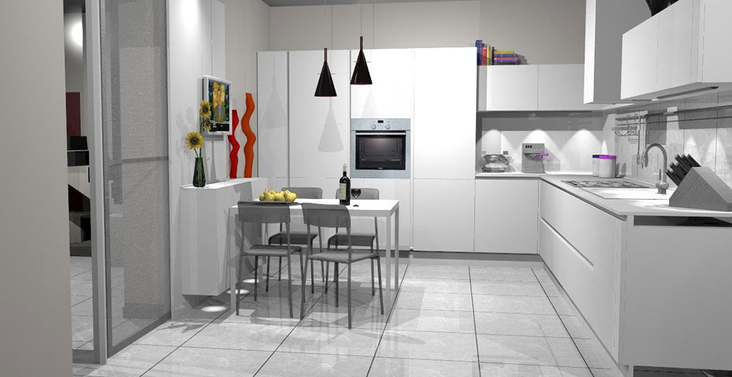 Cucina moderna componibile - Dallara Design Arredamento Ferrara